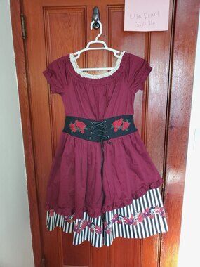 EUC Pirates of The Caribbean Redd Dress